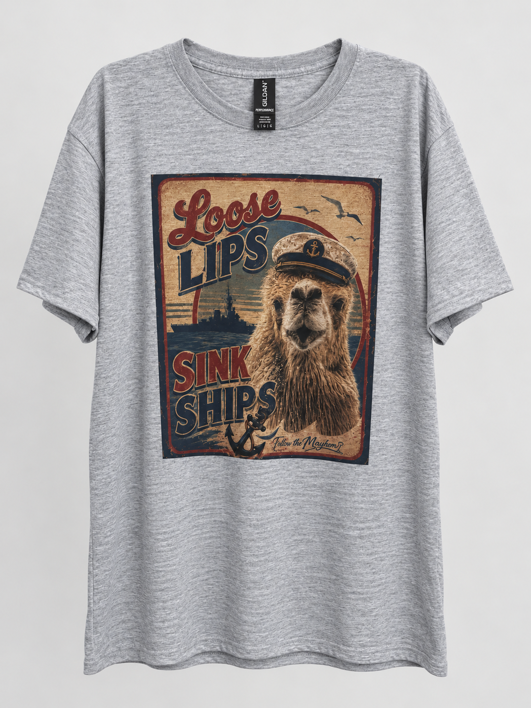 Loose Lips Sink Ships Tee